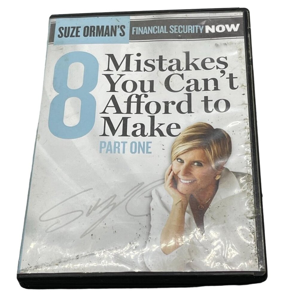 Financial Security Now "Mistakes You Can't Afford To Make" Part One 2 DVD READ